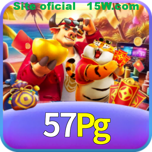 Imagem promocional da 57Pg mostrando a plataforma e suas vantagens